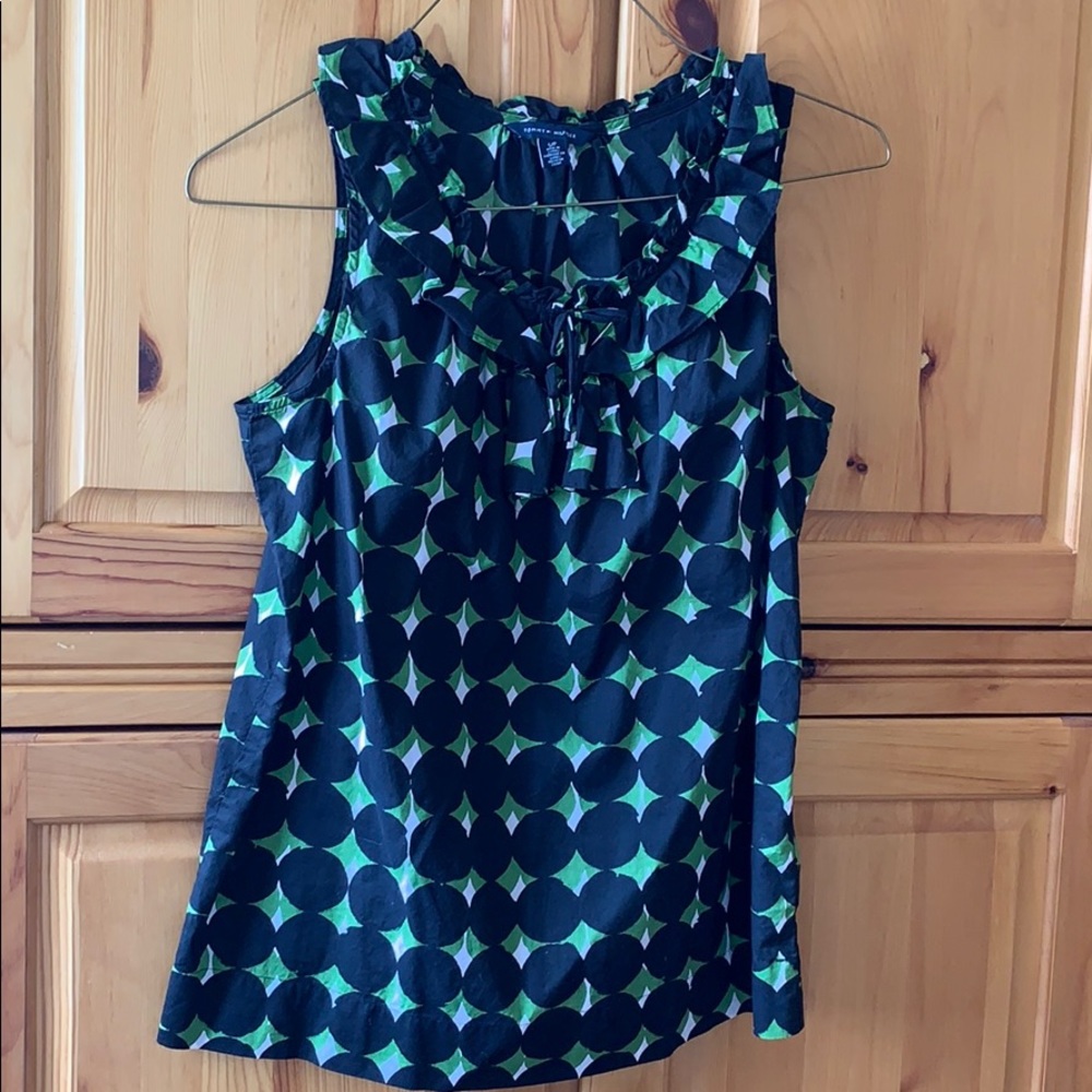 Tommy Hilfiger sleeveless blouse.